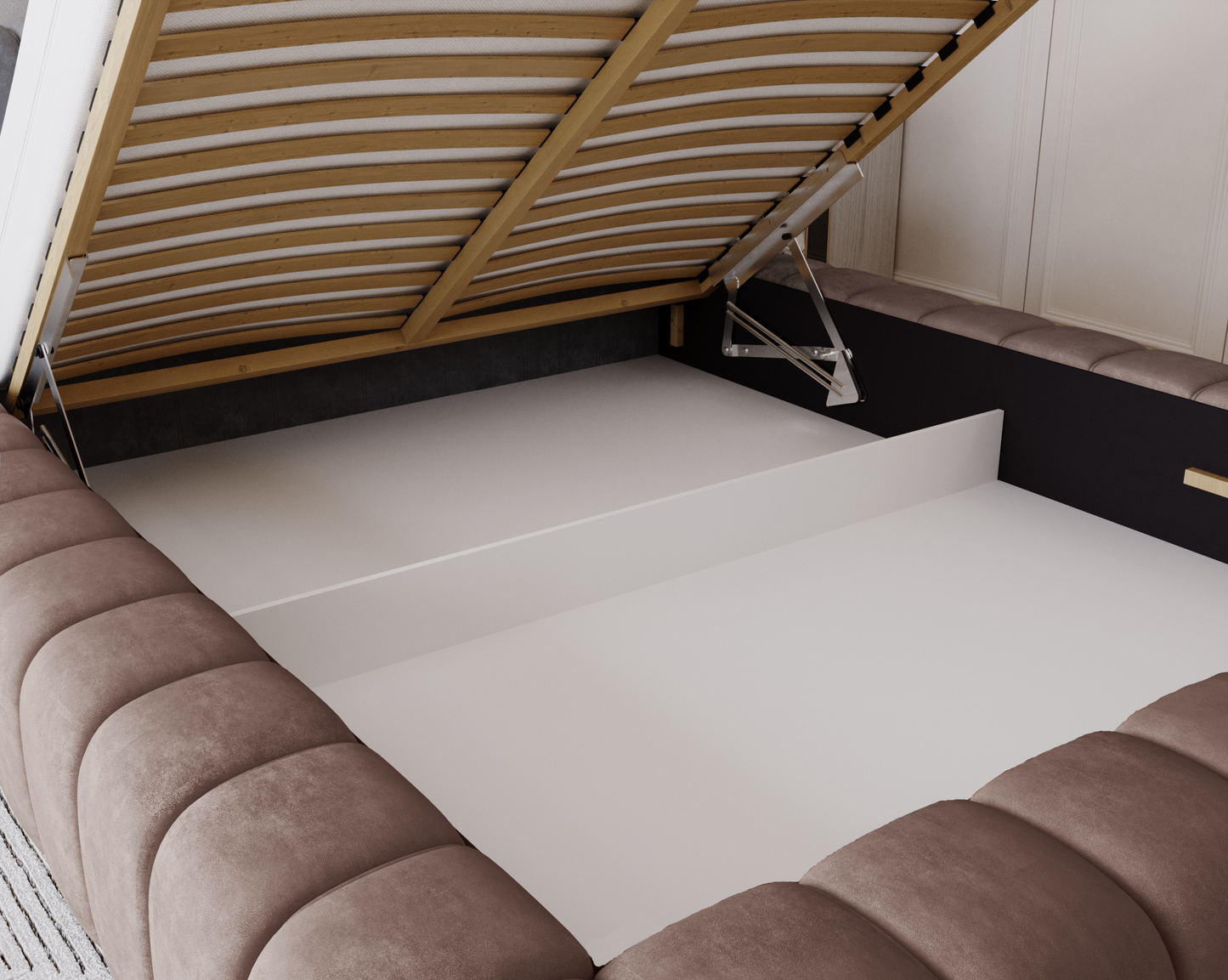 Skogsro - Sängram med förvaring