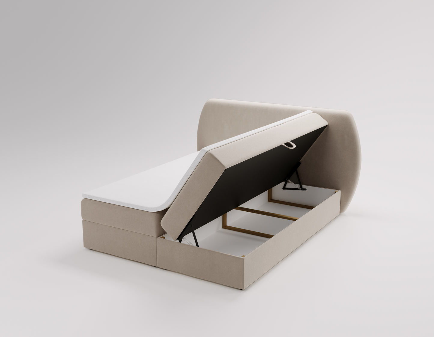 Skymningen - Kontinentalsäng med förvaring