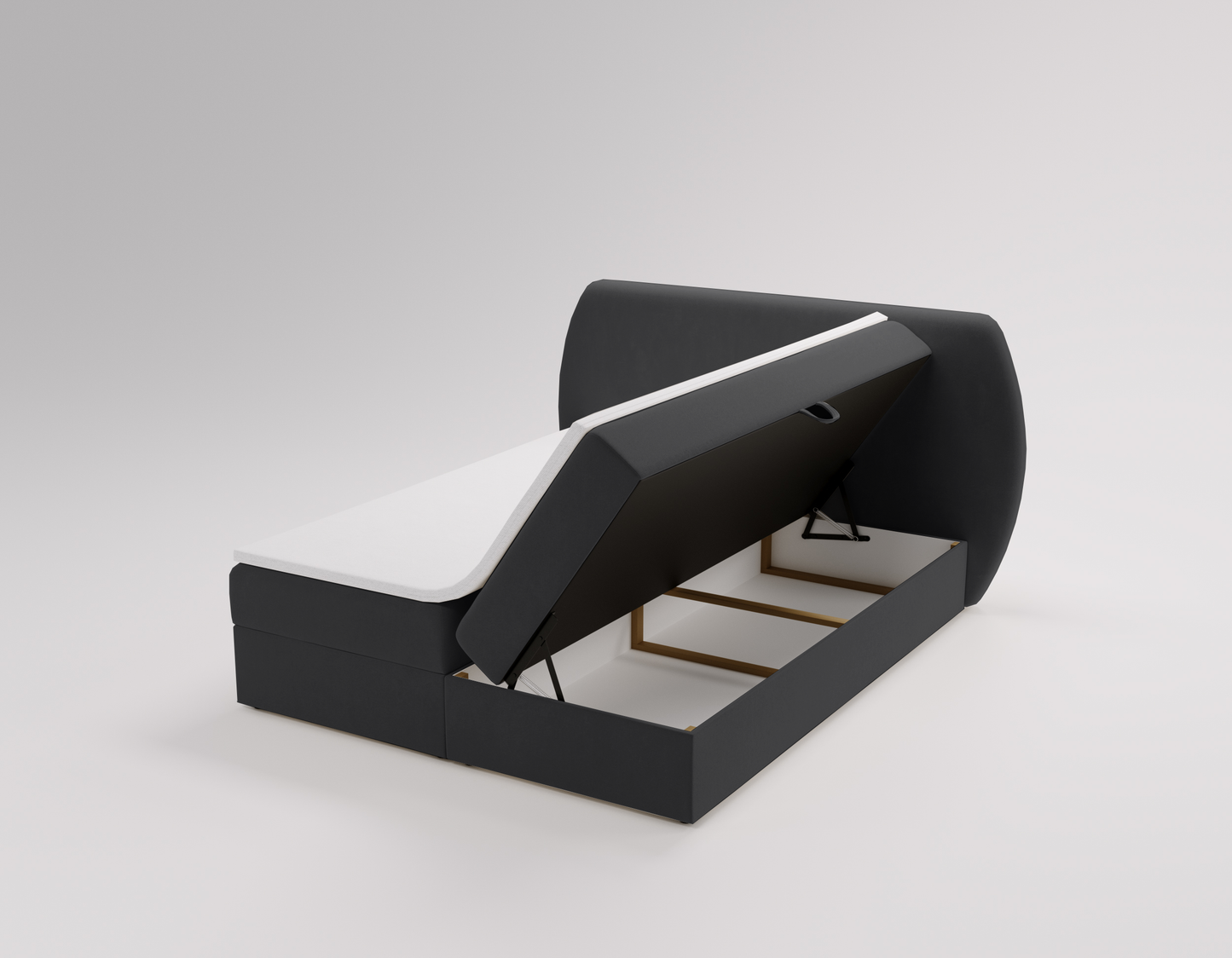 Skymningen - Kontinentalsäng med förvaring