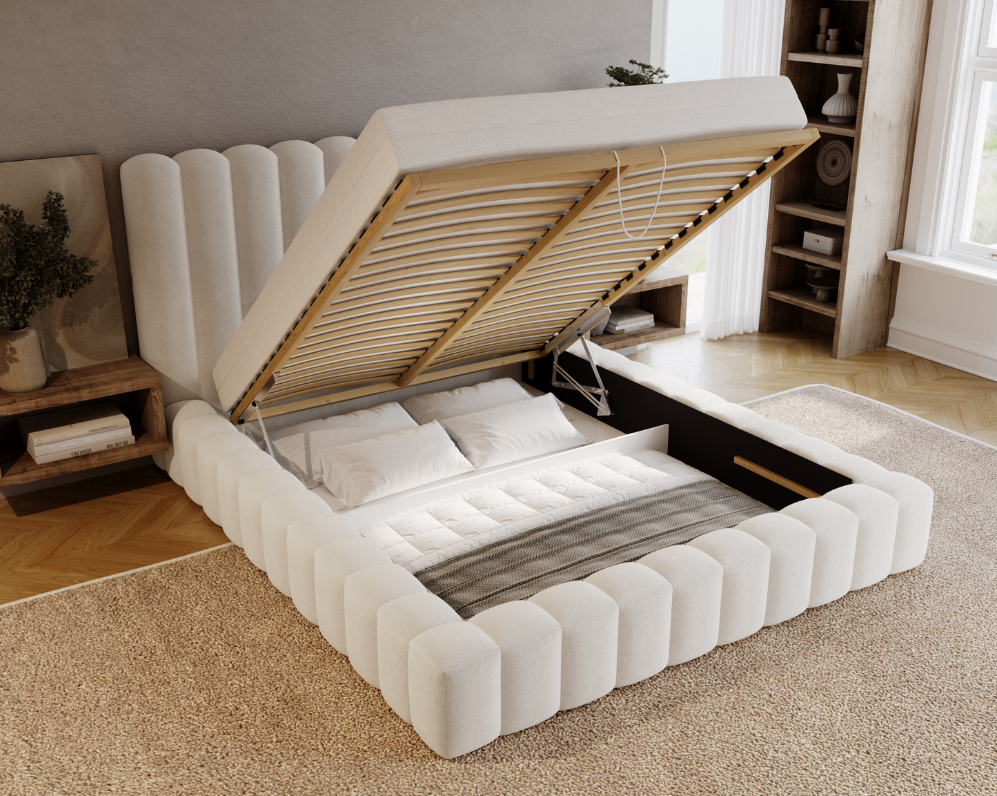 Sömntid - Sängram med förvaring