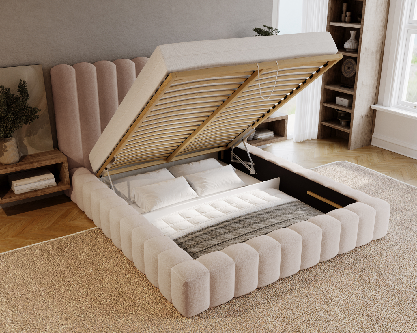 Sömntid - Sängram med förvaring