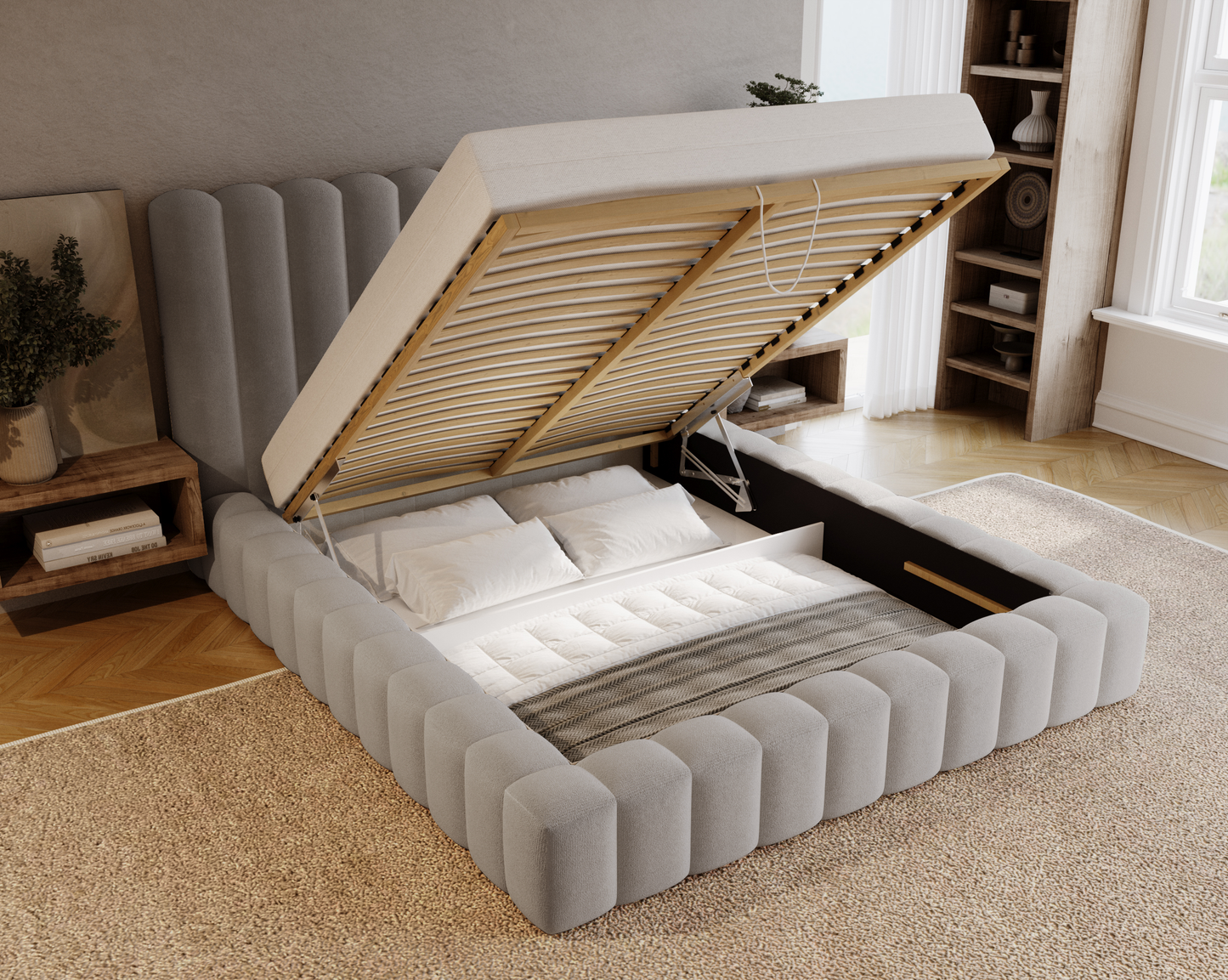 Sömntid - Sängram med förvaring