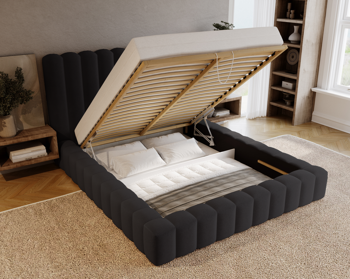 Sömntid - Sängram med förvaring