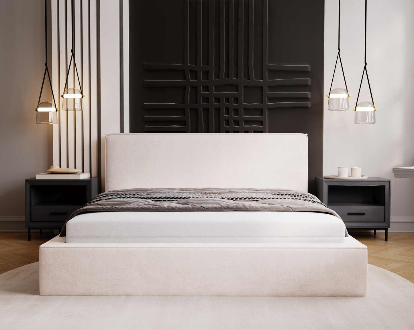 Viloverk - Sängram med förvaring