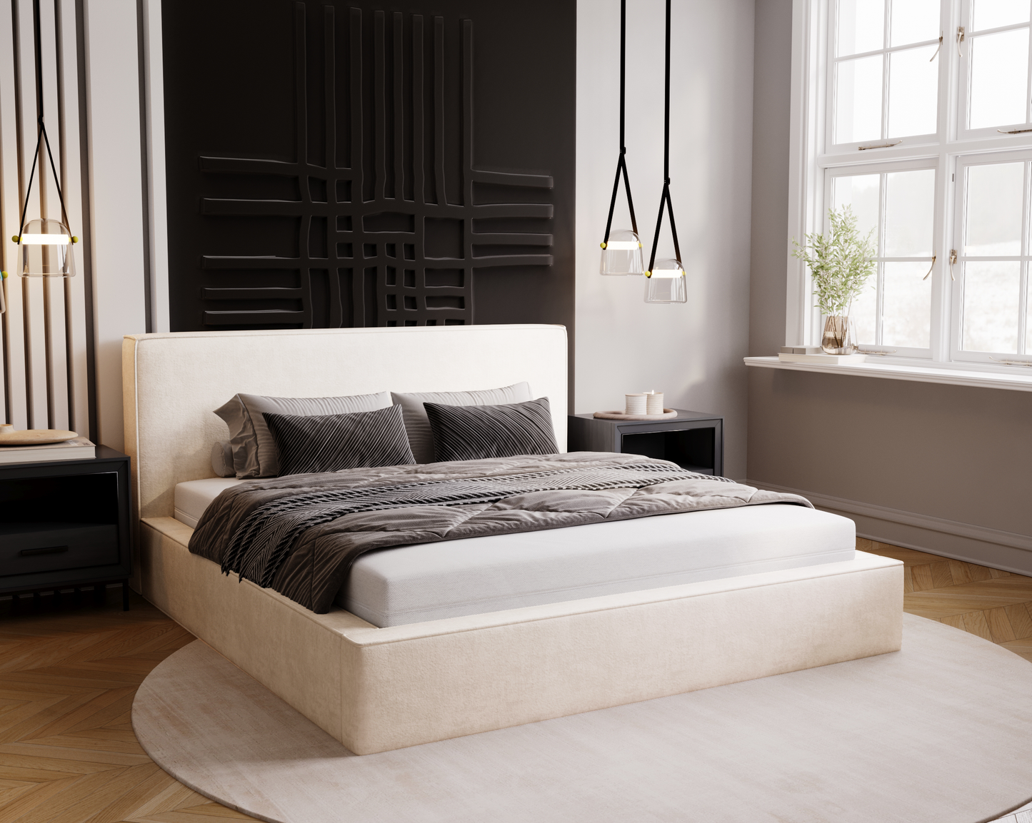 Viloverk - Sängram med förvaring