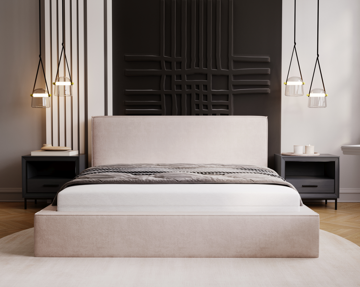 Viloverk - Sängram med förvaring