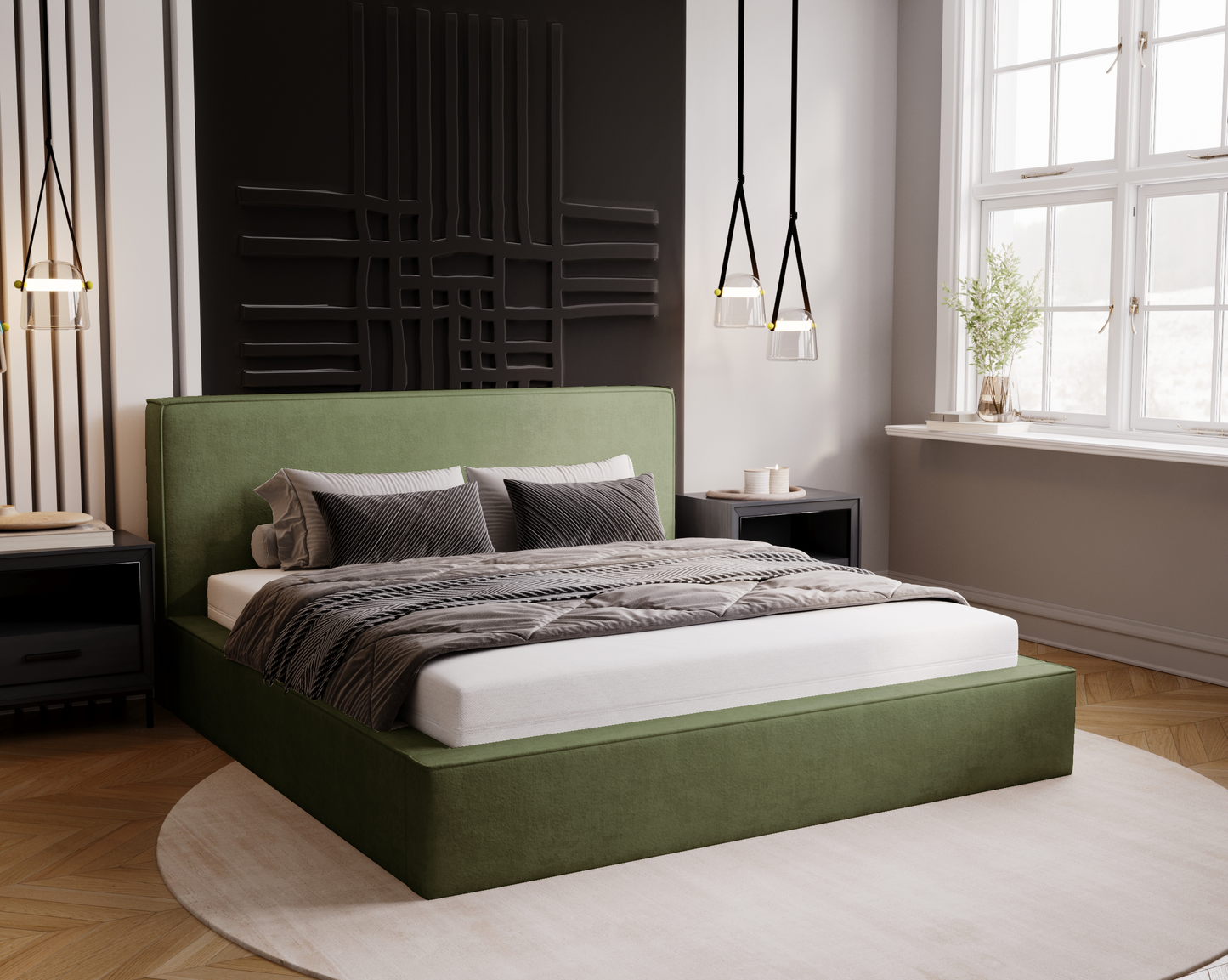 Viloverk - Sängram med förvaring