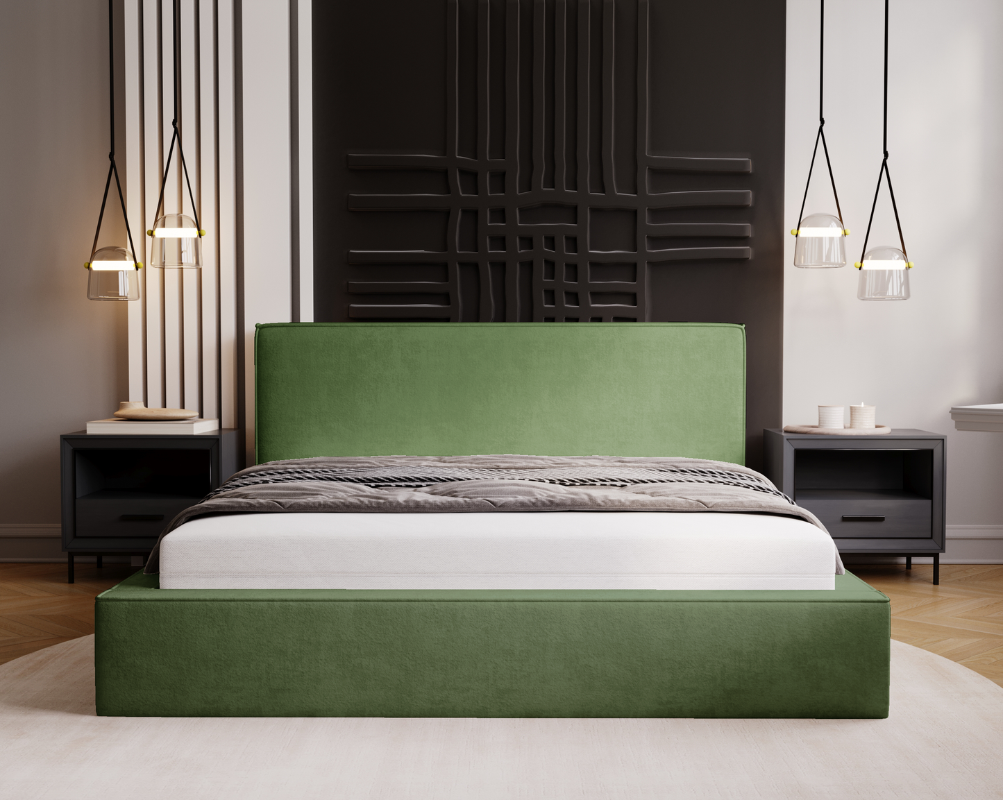 Viloverk - Sängram med förvaring