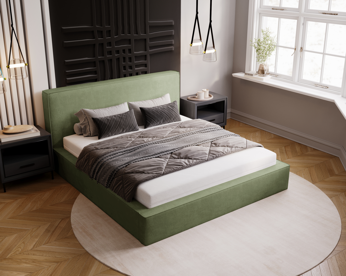 Viloverk - Sängram med förvaring