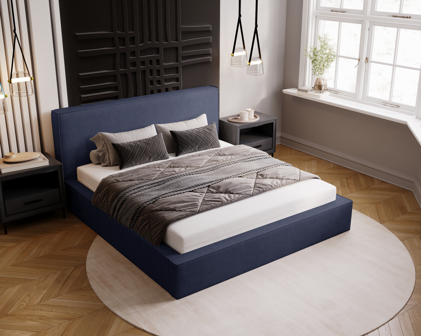 Viloverk - Sängram med förvaring