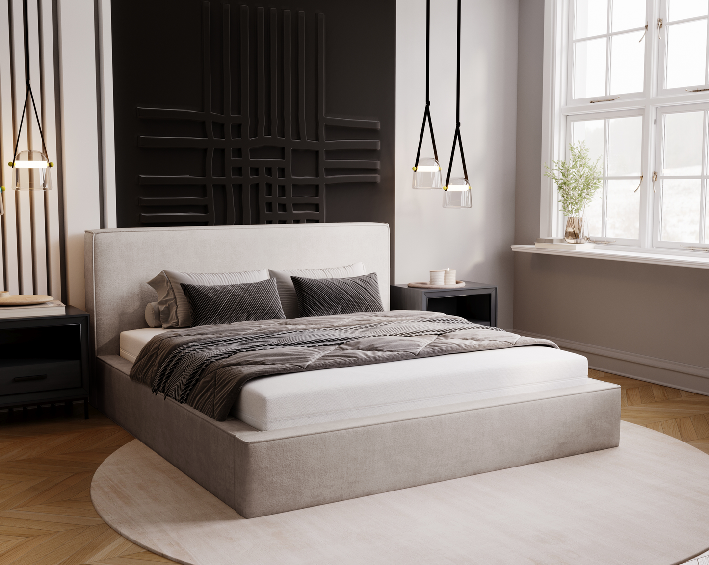 Viloverk - Sängram med förvaring