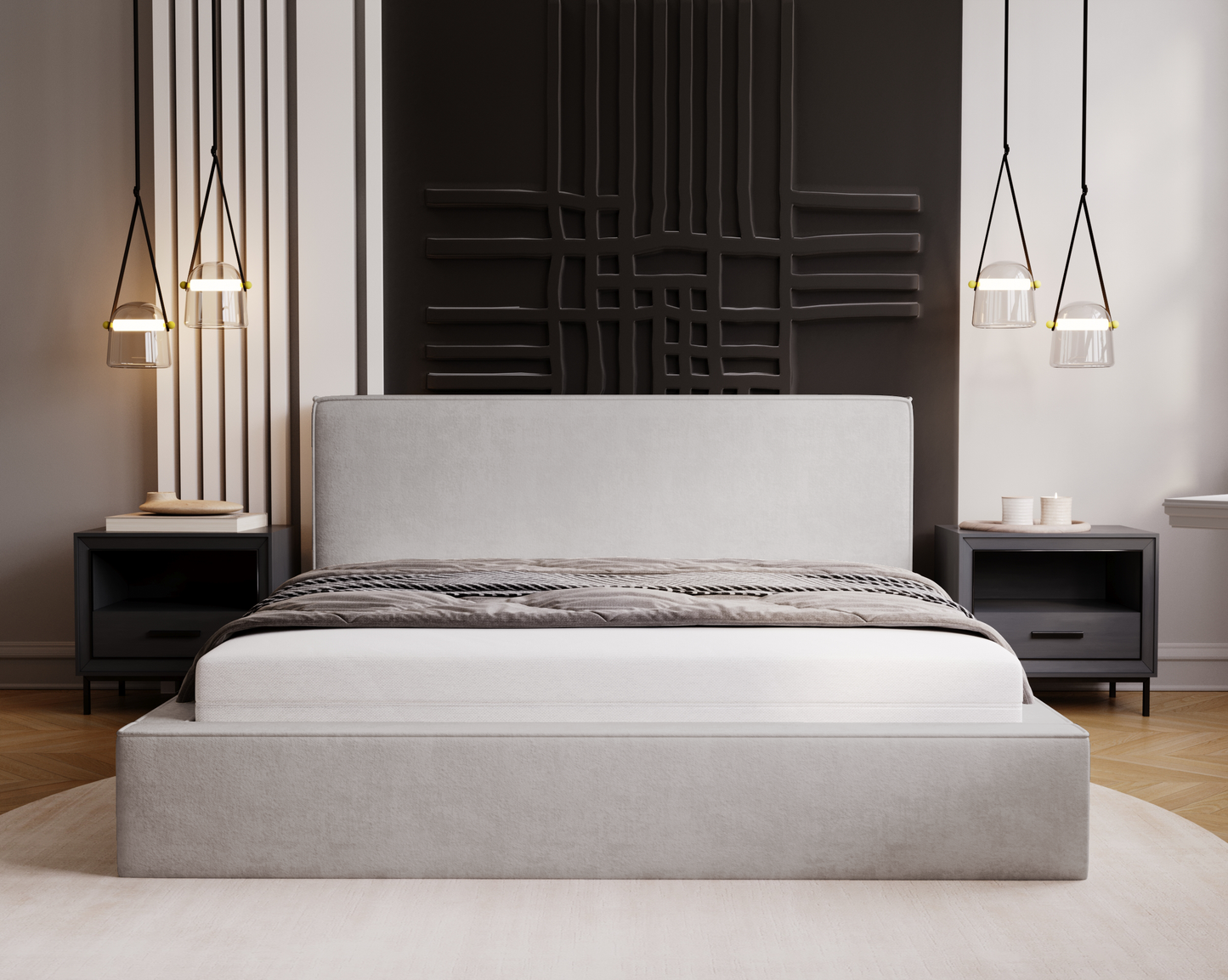 Viloverk - Sängram med förvaring