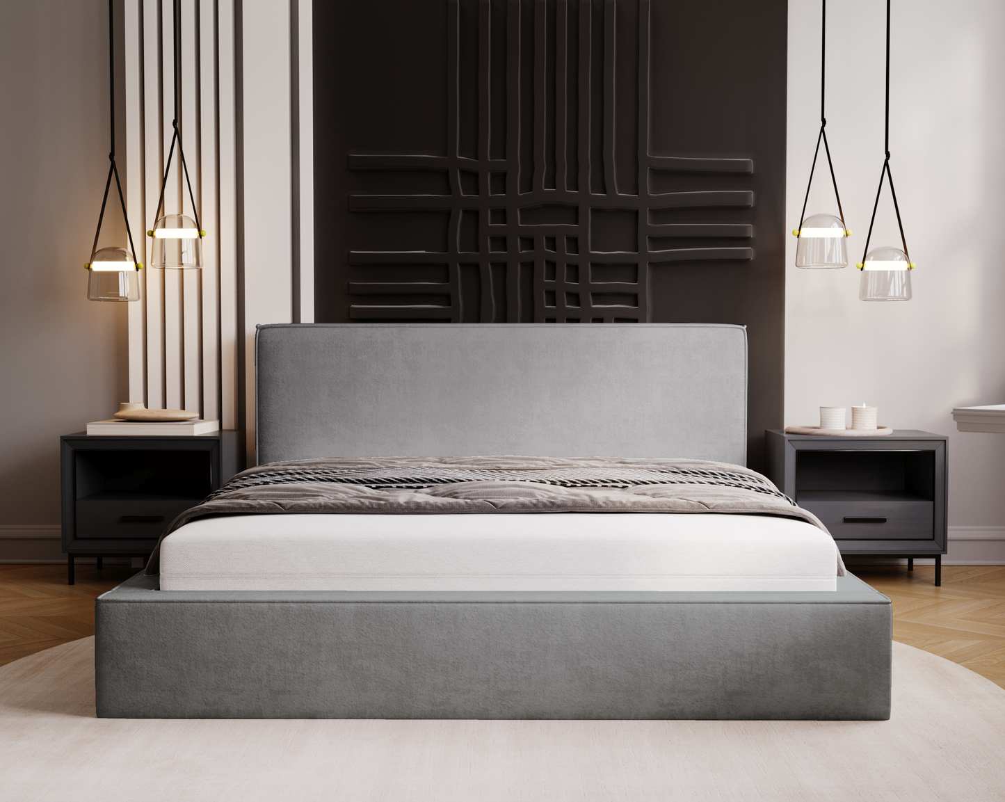 Viloverk - Sängram med förvaring