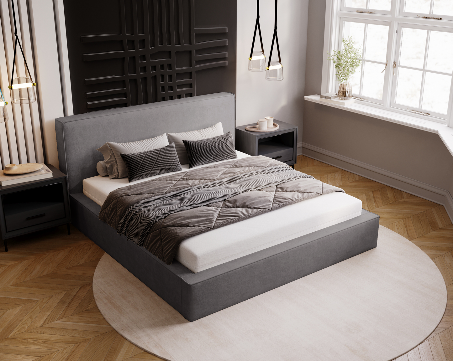 Viloverk - Sängram med förvaring