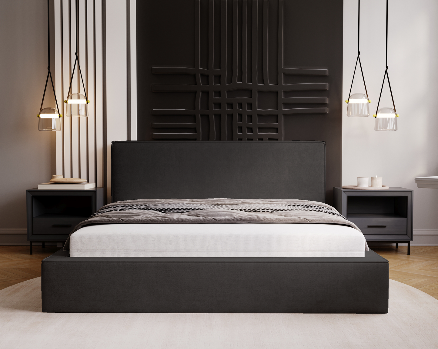 Viloverk - Sängram med förvaring