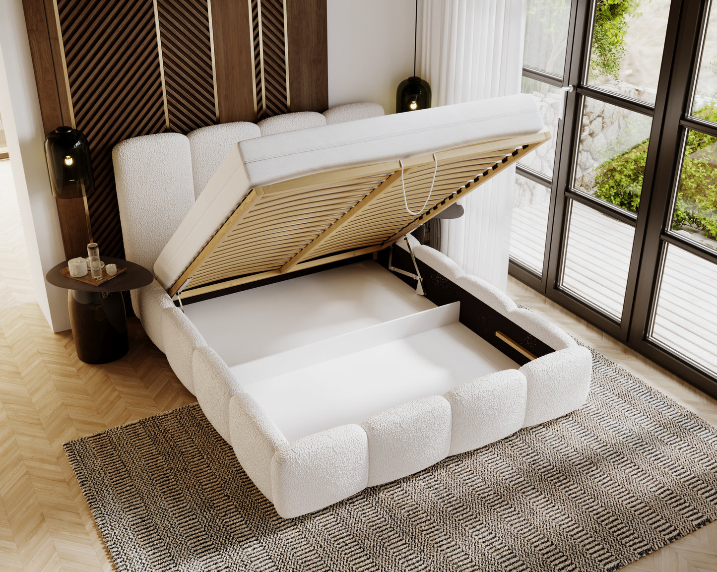 Viska - Sängram med förvaring