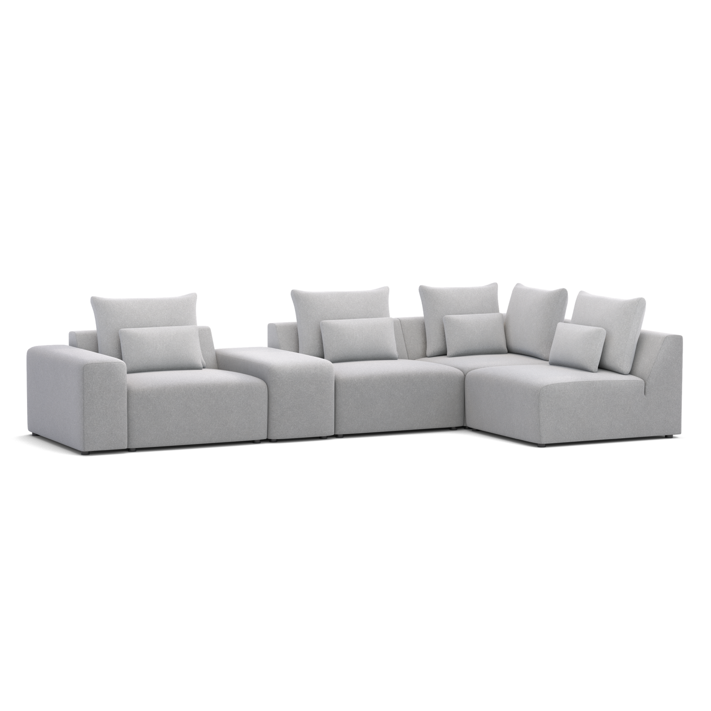 Koppla – 4-sits modulsoffa (HV + PANELL + RD + HÖRNA + RHÖ)