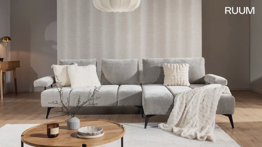 Loungen 3-sits hörnsoffa